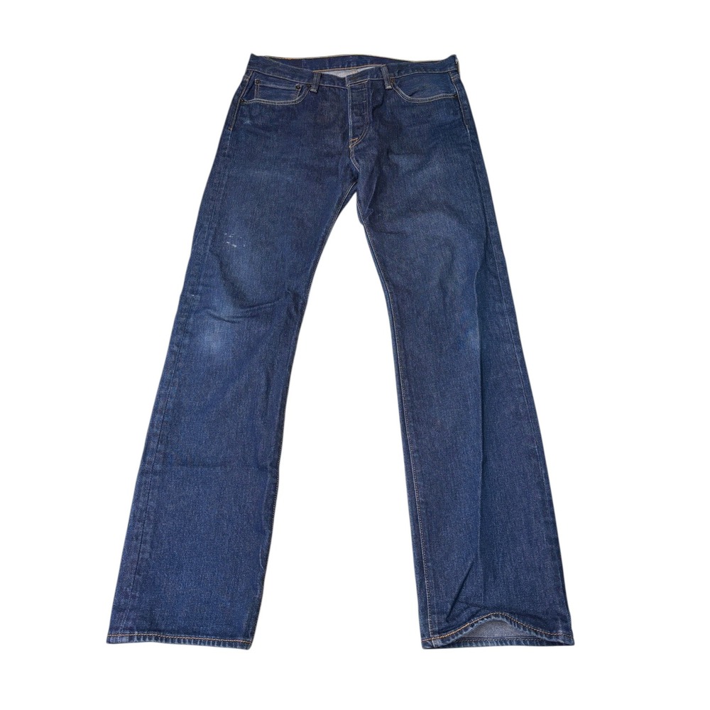 Levi Strauss Co 501 Original Fit Button Fly Jeans Dark Wash W36 L33